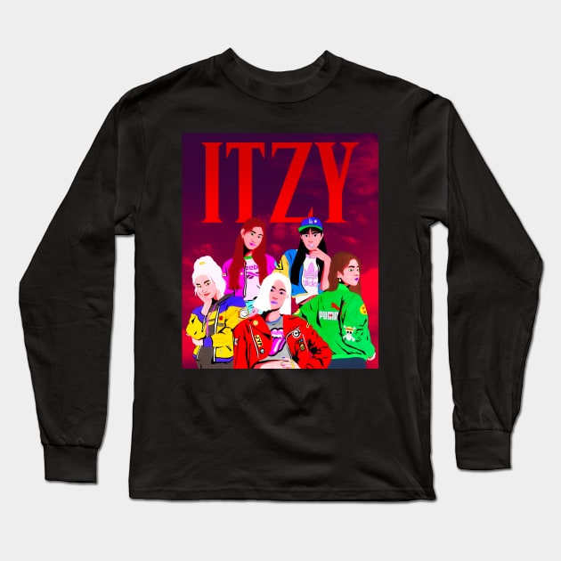 Itzy Skys The Limit Long Sleeve T-Shirt by hansoloski